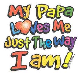 36 Pieces Baby Shirts "my Papa Loves Me Just The Way I Am" - Baby Apparel