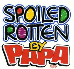 36 Pieces Baby Shirts "spoiled Rotten By Papa" - Baby Apparel