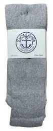 60 Wholesale Yacht & Smith Men's Cotton 31 Inch Terry Cushioned Athletic Gray Tube Socks Size 13-16