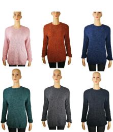 48 Pieces Womens Strechy Winter Sweaters Assorted Color -- Size Assorted - Womens Sweaters & Cardigan