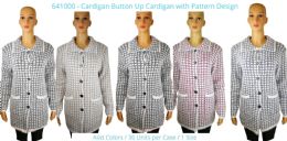36 Pieces Womens Cardigan Button Sweaters Assorted Color -- Size Assorted - Womens Sweaters & Cardigan