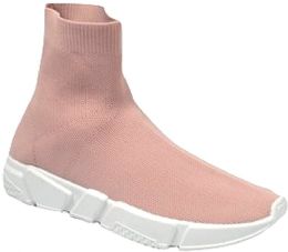 12 Wholesale Women Sneakers Blush Size 5 - 10 Assorted