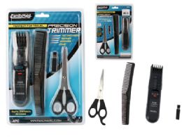 72 Wholesale 4pc Hair Trimmer Set, Includes Scissors & Shears