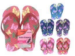 36 Wholesale Slipper Girl 6 Assorted Colors