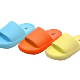 36 Pairs Girls Fashion Flat Sandals Man Made Sole And Upper Imported - Girls Sandals