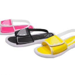 36 Pairs Fashion Flip Flops Assortment Of Colors. Man Made Sole And Upper. Imported - Girls Sandals