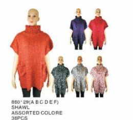 48 Bulk Womens Plain Design Shawl Assorted Color