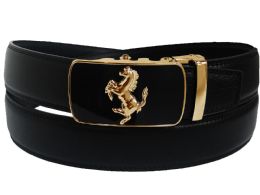 24 Wholesale Belts For Mens Color Gold