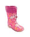 12 Pairs Floral Printed Rain Boots Waterproof Rubber Rainboots - Girls Boots
