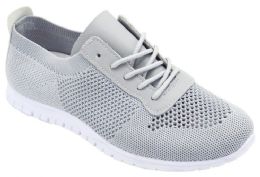 12 of Women Sneakers Grey Size 6 - 10 Assorted