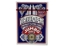 72 Bulk Triumph One Pack Jumbo Index Premium Playing Cards
