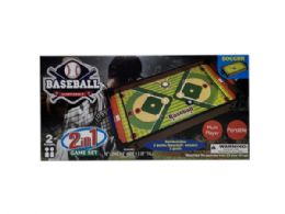 18 Bulk 2 In 1 Table Game (baseball And Soccer)