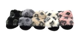 36 Pairs Womens Cozy House Slippers For Women For Indoor And Outdoor Fuzzy Slippers With Double Band In Assorted Color - Women's Slippers