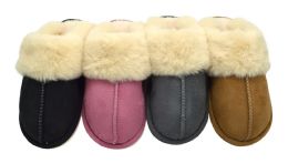 36 Wholesale Womens Slipper Fluffy Soft Warm Slip On House Slipper Cozy Plush For Indoor Outdoor