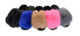 36 Pairs Woman Faux Fur Fuzzy Comfy Soft Plush Open Toe Indoor Outdoor Spa Bedroom Slipper - Women's Slippers