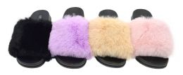 48 Wholesale Womens Cozy House Slippers For Women For Indoor And Outdoor Fuzzy Slippers