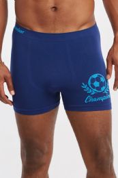 288 Wholesale Knocker Men's Seamless Boxer Briefs Assorted Size