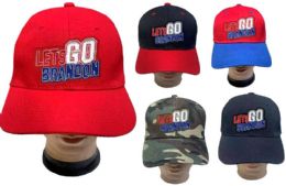 24 Pieces Let's Go Brandon Baseball Cap - Hats With Sayings