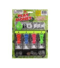 72 Pieces Play Money With Tray And Extra - Action Figures & Robots