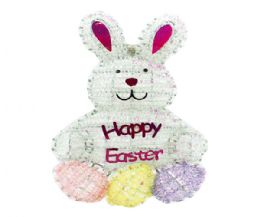 24 Wholesale Easter Tinsel Bunny Large