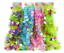 36 of Easter Garland Assorted Color 9 Inch