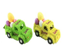 8 Pieces Easter Tinsel Truck With Eggs - Easter