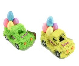 36 Pieces Easter Tinsel Truck With Eggs - Easter
