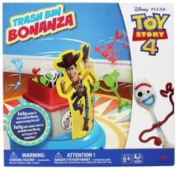 4 of Disney Pixar Toy Story 4 Trash Bin Bonanza Game Woody And Forky
