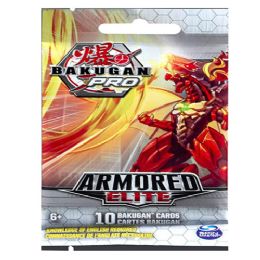 36 Pieces Bakugan Pro, Armored Elite Booster Pack With 10 Collectible - Card Games