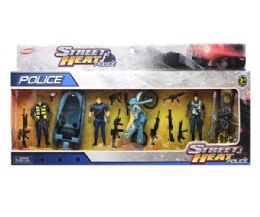 12 Pieces Police Play Set In Window Box - Action Figures & Robots