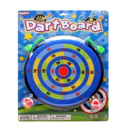 36 Pieces Round Dart Target Play Set With 2 Balls And 2 Darts On Card - Darts & Archery Sets