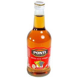 6 pieces Ponti White Wine Vinegar - Food & Beverage