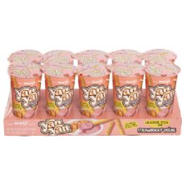 80 pieces Cookies Yan Yan Straberry Cream - Food & Beverage