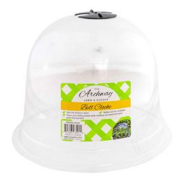 24 pieces Bell Cloche Plastic 10 D X 7 H W/rotating Vent Top L&g Label Keep From Birds/pests/frost/wind - Garden Tools