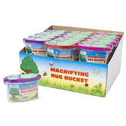 36 of Bug Bucket Magnifying W/carry Cord 6clrs In 36pc Pdq Shrink/insert Ages 5+