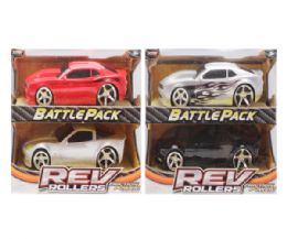 12 Wholesale Rev Roller Twin Pack Friction Corvette And Copo Camaro