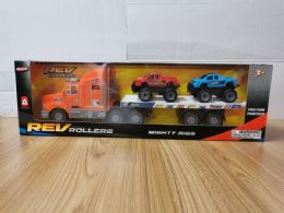 12 Wholesale 16.75 Inch Trailer Truck With 2 Pieces 3.75 Inch Big Wheel