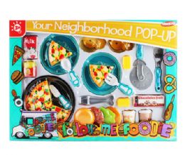 6 Wholesale 30 Pieces Food Play Set In Open Blister Box