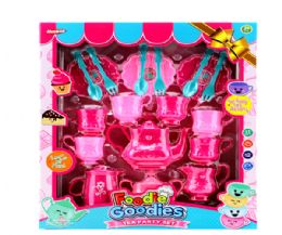 12 Wholesale 19 Pieces Tea Play Set In Double Blister Box