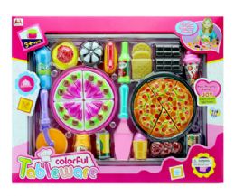 6 Pieces 30 Pieces Pizza And Cake In Open Blister Box - Girls Toys