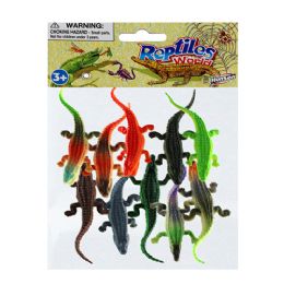 48 Bulk 10 Piece Crocodiles In Pvc Bag With Header