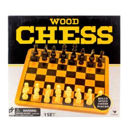 6 Pieces Wood Chess Set - Dominoes & Chess