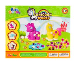 12 Pieces Kids Dough Unicorn World - Clay & Play Dough