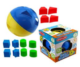 12 Pieces Ball And Shapes - Baby Toys