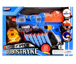 12 Pieces 10.5 Inch Air Blaster Gun With 2 Pieces Target 6 Pieces - Toy Weapons
