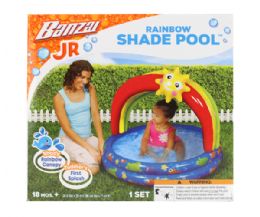6 Pieces 38 Inch Rainbow Shade Pool - Water Sports
