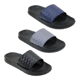 48 Pieces Men's Geo Slide - Men's Flip Flops and Sandals
