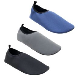 48 Wholesale Men's Solid Aqua Sock Assorted