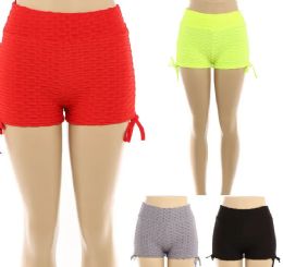 48 Wholesale Women's Yoga Lounge Shorts Hiking Active Running Workout Shorts Comfy