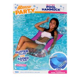 6 Pieces Glitter Pool Hammock - Summer Toys